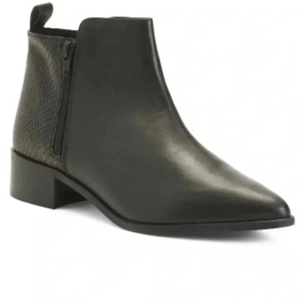 Fabianelli Women’s Black Booties Boots Shoes Made in Italy Size 9.5